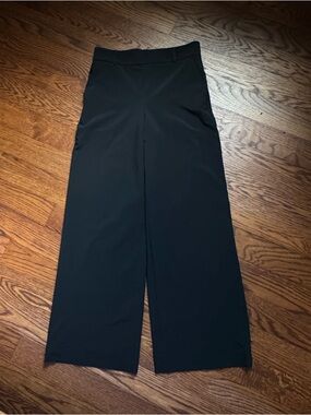 Banana Republic Black Wide-Leg Trousers